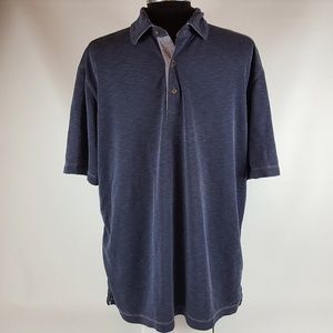 Johnston & Murphy Polo Shirt, Mens XL, 3 Button